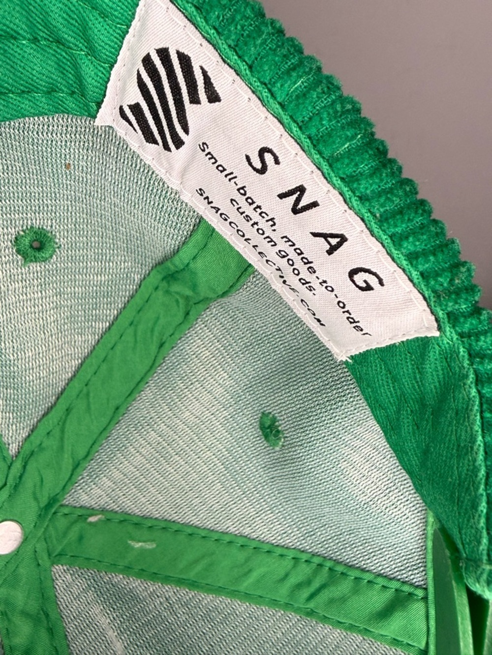 SNAG Corduroy Mountain Dew SnapBack - Picture 8 of 11